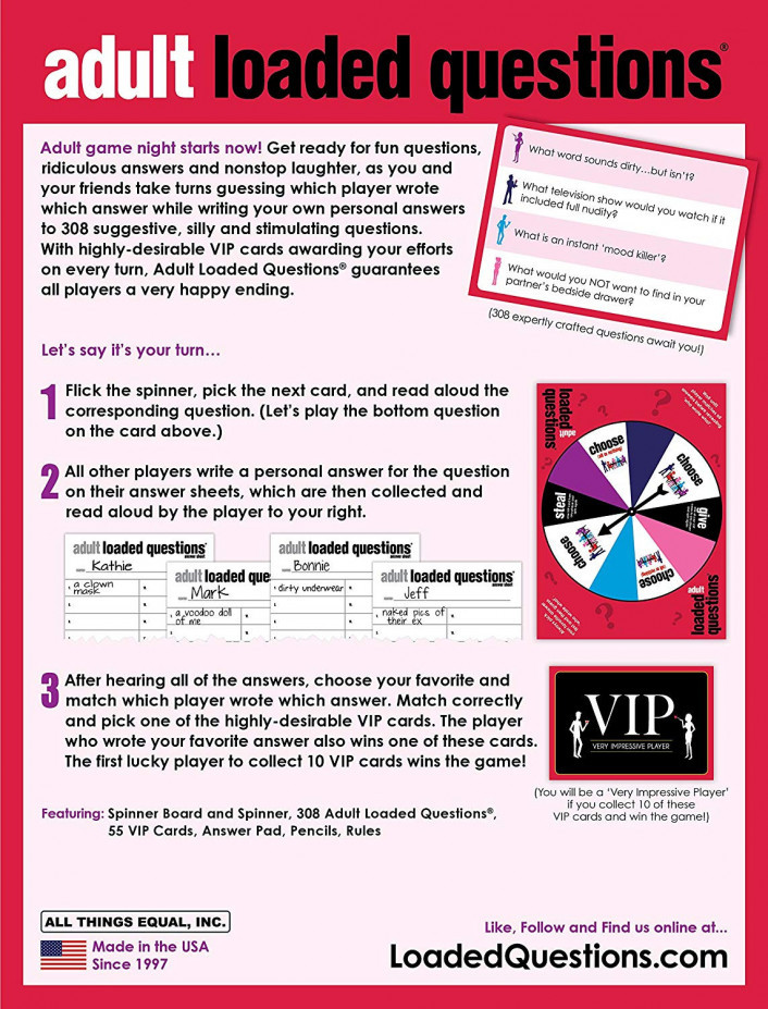 Adult Loaded Questions